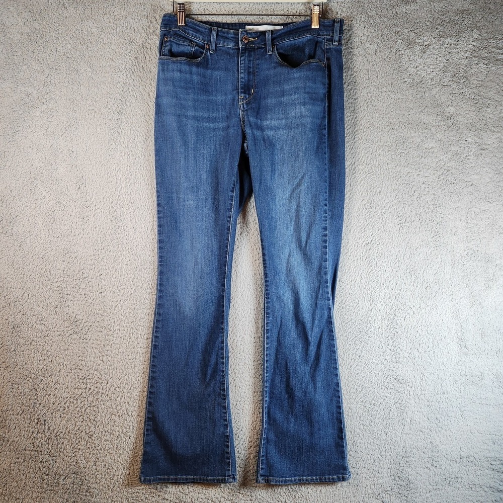 Levi's Signature Jeans Womens 10L Blue Mid Rise Bootcut Casual‎